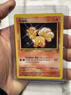 Vulpix Non-Holo 2000 WOTC Pokemon Card 99/130 Base 2 Set NM/MT Vintage Common - Image 1