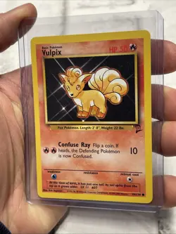 Vulpix Non-Holo 2000 WOTC Pokemon Card 99/130 Base 2 Set NM/MT Vintage Common - Image 2