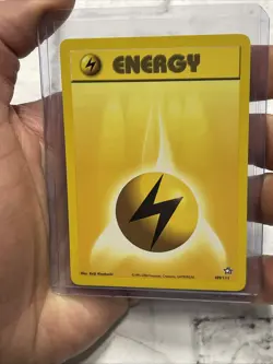 Lightning Energy 109/111 Neo Genesis Set Unlimited Pokemon Card NM/MT TCG WOTC - Image 1