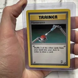 MAINTENANCE - 112/130 - Base Set 2 - Pokemon Card - NM/MT Vintage Uncommon WOTC - Image 1