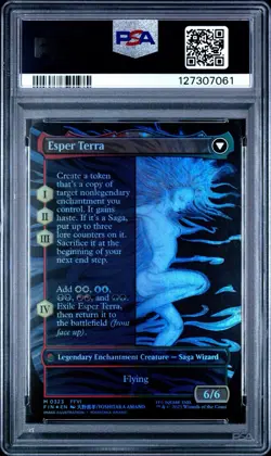 2025 Terra, Magical Adept (Borderless) Final Fantasy MTG Foil 0323 PSA 10 - Image 2