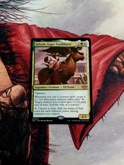 MTG Selvala, Eager Trailblazer Outlaws of Thunder Junction NM English - Image 1