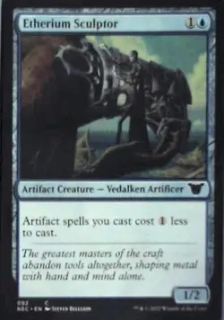 Etherium Sculptor - Commander: Kamigawa: Neon Dynasty: #92, MTG Nm C279 - Image 1