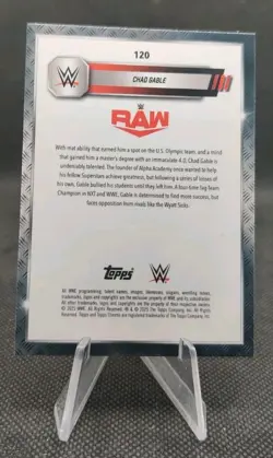 2025 Topps Chrome WWE #120 Chad Gable Wrestling Card - Image 2