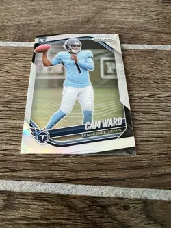 2025 Panini Prizm - Rookies Cam Ward #352 Silver Prizm (RC) G - Image 1