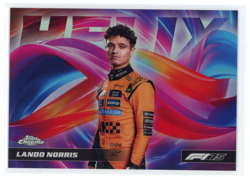 2025 Topps Chrome Formula 1 Helix Lando Norris McLaren F1 #HLX-5 Helix - Image 1