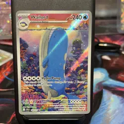 Pokemon Wailord SV09 Journey Together Illustration Rare Holo 162/159 240 HP Card - Image 1