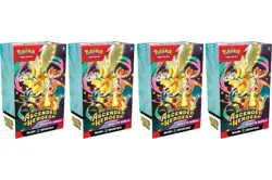 4 x Pokemon TCG: Mega Evolution-Ascended Heroes Booster Bundle 6 Packs Ordered - Image 1