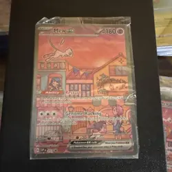 Pokemon Mew EX 053 Scarlet & Violet Promo Full Art SEALED - Image 1