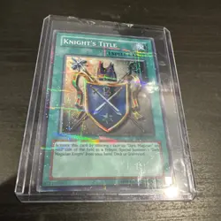 Yugioh Knight's Title ROD-EN002 Parallel Rare Unlimited Edition VLP - Image 1