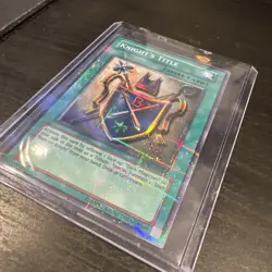 Yugioh Knight's Title ROD-EN002 Parallel Rare Unlimited Edition VLP - Image 3