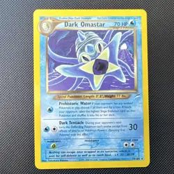 Pokemon Dark Omastar 19/105 Neo Destiny 2000 Stage 2 70 HP Rare Regular English - Image 1