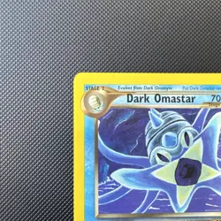 Pokemon Dark Omastar 19/105 Neo Destiny 2000 Stage 2 70 HP Rare Regular English - Image 3