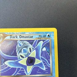 Pokemon Dark Omastar 19/105 Neo Destiny 2000 Stage 2 70 HP Rare Regular English - Image 4