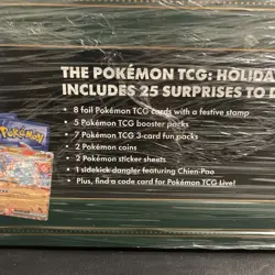 Pokemon TCG Holiday Advent Calendar 2024 Sealed Special Promo Stamped Cards New - Image 3