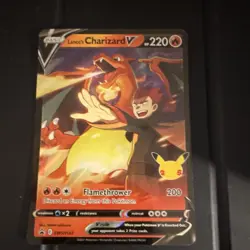 Pokemon Lance's Charizard V SWSH133 Promo Holo Full Art Basic 220HP English Card - Image 1