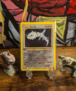 Pokemon 2000 🧲 Neo Genesis 1st Edition Steelix #15/111 Holo ✨ - Image 1