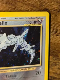 Pokemon 2000 🧲 Neo Genesis 1st Edition Steelix #15/111 Holo ✨ - Image 3