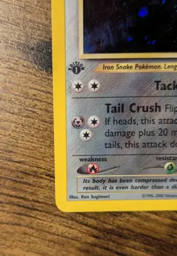 Pokemon 2000 🧲 Neo Genesis 1st Edition Steelix #15/111 Holo ✨ - Image 5