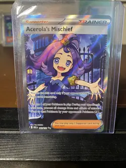 Pokemon TCG Holo Full Art Lot (2) Acerola's Mischief 165/132, Probopass 096/088 - Image 1