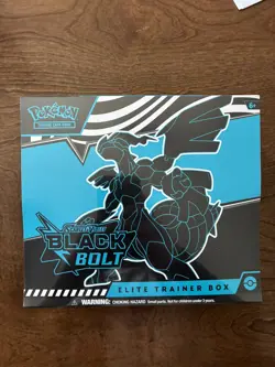 SEALED Pokemon TCG Scarlet & Violet Black Bolt Elite Trainer Box ETB - Image 1