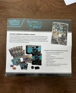 SEALED Pokemon TCG Scarlet & Violet Black Bolt Elite Trainer Box ETB - Image 2