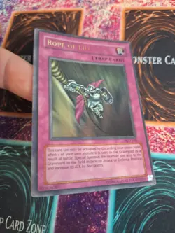 Yugioh Rope of Life PGD-105 Ultra Rare Unlimited Moderately Played - Image 2