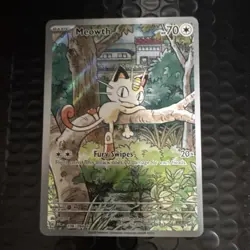 Pokemon Meowth Me02: Phantasmal Flames Illustration Rare Holo 106/094 HP70 - Image 1