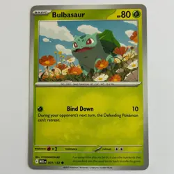 Bulbasaur 001/132 Common Mega Evolution Pokemon Near Mint - Image 1