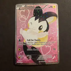 Pokemon Emolga RC23/RC25 Legendary Treasures Ultra Rare Full Art Holo LP - Image 1