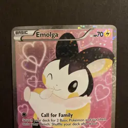 Pokemon Emolga RC23/RC25 Legendary Treasures Ultra Rare Full Art Holo LP - Image 2