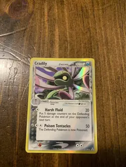 Pokemon TCG Cradily EX Holon Phantoms 2 Reverse Holo Holo Rare - Image 1