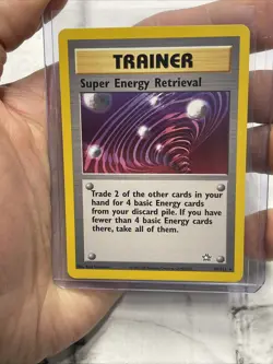 Super Energy Retrieval 89/111 Neo Genesis Rare Vintage Trainer Pokemon NM/MT - Image 1