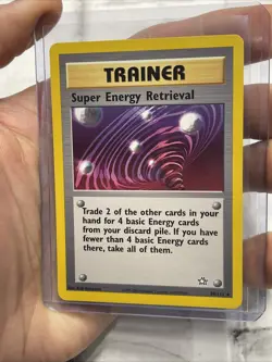 Super Energy Retrieval 89/111 Neo Genesis Rare Vintage Trainer Pokemon NM/MT - Image 2