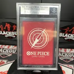 2022 One Piece MONKEY D LUFFY Pre-Errata Alt Art OP01 -003 Romance Dawn BGS 9 - Image 3