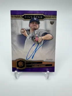 2021 Topps Five Star Clarke Schmidt On Card Auto /50 New York Yankees- - Image 1