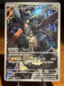Pokemon TCG N’s Zekrom #031 Black Star Promo Full Art Ascended Heroes Promo NM/M - Image 1