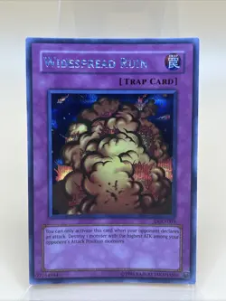 YuGiOh! Widespread Ruin DOD-003 Secret Rare/Parallel Rare! NEAR MINT! - Image 1