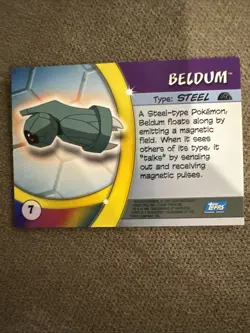 2004 Topps Advanced Challenge Beldum #7 Blue Logo Non Foil Pokemon Card - Image 2