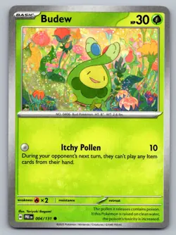 Pokemon TCG SV: Prismatic Evolutions Budew 004/131 - Image 1