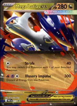 Mega Latias ex 011 Double Rare - Pokemon ME: Mega Evolution Promo NM - Image 1