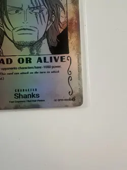 Shanks Wanted Poster OP09-004 Alt Art SP - One Piece TCG - English - Image 3