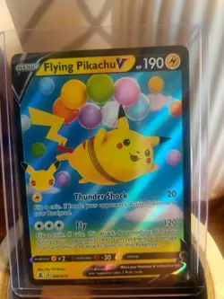 Pokemon TCG Flying Pikachu v Celebrations Holo Ultra Rare Card 006/025 - Image 1