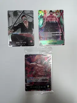 One Piece TCG Zoro Double Bundle + Ace Leader Promo Sealed !( Japanese ) - Image 1