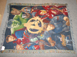 DISNEY MARVEL AVENGERS INFINITY WAR CHARACTER COLLAGE 58X44 THROW BLANKET - Image 1