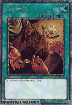 YUGIOH RA03-EN188 Trade-In Platinum Secret Rare 1st Edition NM - Image 1