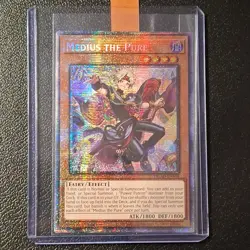 Konami Yu-Gi-Oh! TCG- Medius the Pure (Starlight Rare DUAD-EN008) 1800/1800 - Image 1