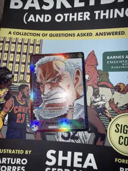 One Piece Card CCG Monkey D Garp L OP02-002 Parallel Paramount War english foil - Image 1