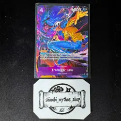 Trafalgar Law OP08-106 SR Parallel Alt Art One Piece Card Game ENG NM PSA Ready - Image 1