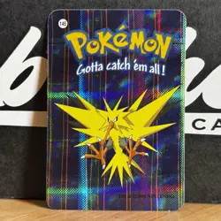 Zapdos #145 - Vintage Vending Machine Prism Sticker 2000 - Pokemon Card - Image 1